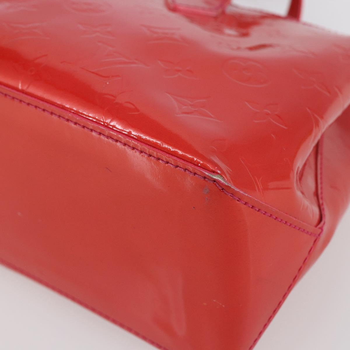 LOUIS VUITTON Monogram Vernis Wilshire Boulevard Bag Rose Pop M93643 Auth 145310
