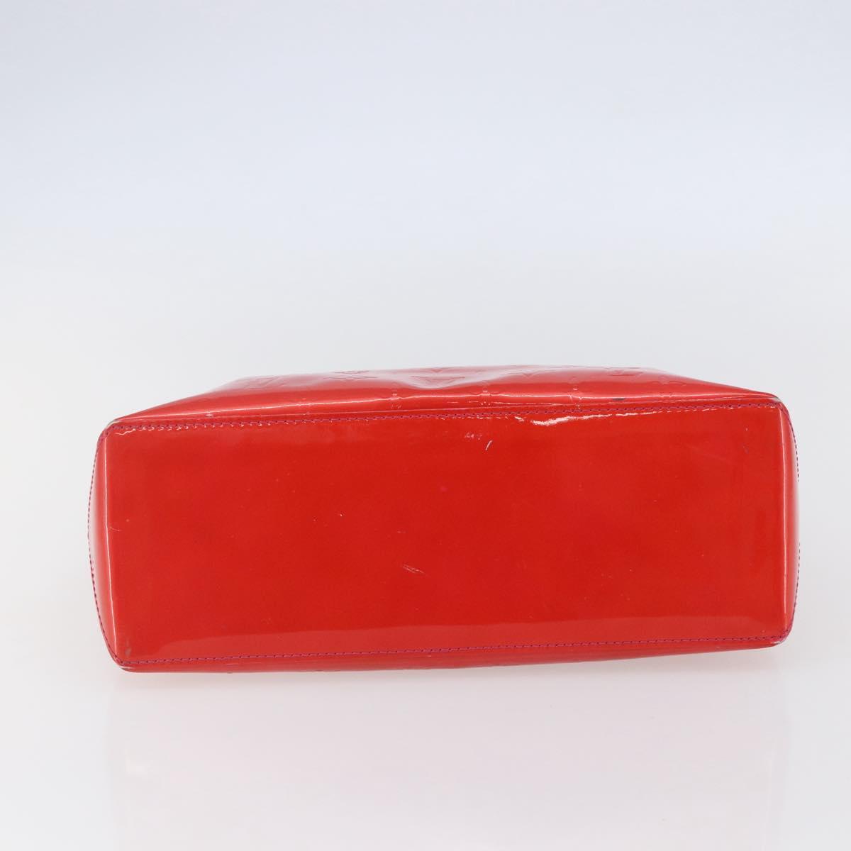 LOUIS VUITTON Monogram Vernis Wilshire Boulevard Bag Rose Pop M93643 Auth 145310