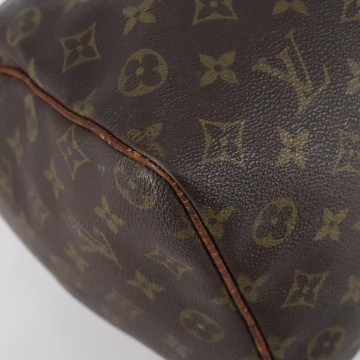 LOUIS VUITTON Monogram Speedy 35 Hand Bag M41524 LV Auth 145312