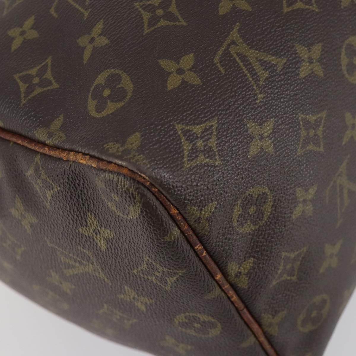 LOUIS VUITTON Monogram Speedy 35 Hand Bag M41524 LV Auth 145312