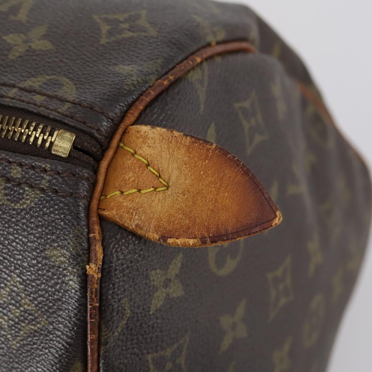 LOUIS VUITTON Monogram Speedy 35 Hand Bag M41524 LV Auth 145312