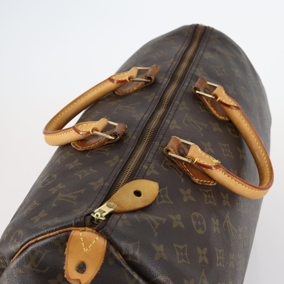 LOUIS VUITTON Monogram Speedy 40 Hand Bag M41522 LV Auth 145313