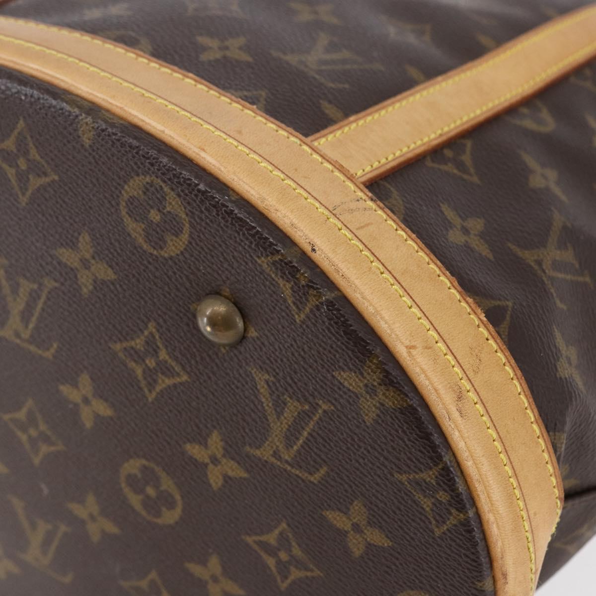 LOUIS VUITTON Monogram Bucket GM Shoulder Bag M42236 LV Auth 145314