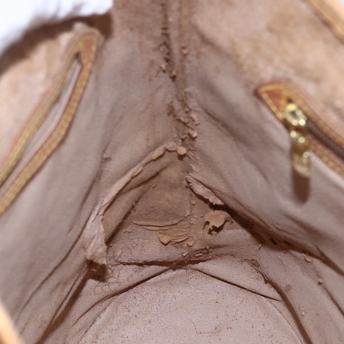 LOUIS VUITTON Monogram Bucket GM Shoulder Bag M42236 LV Auth 145314