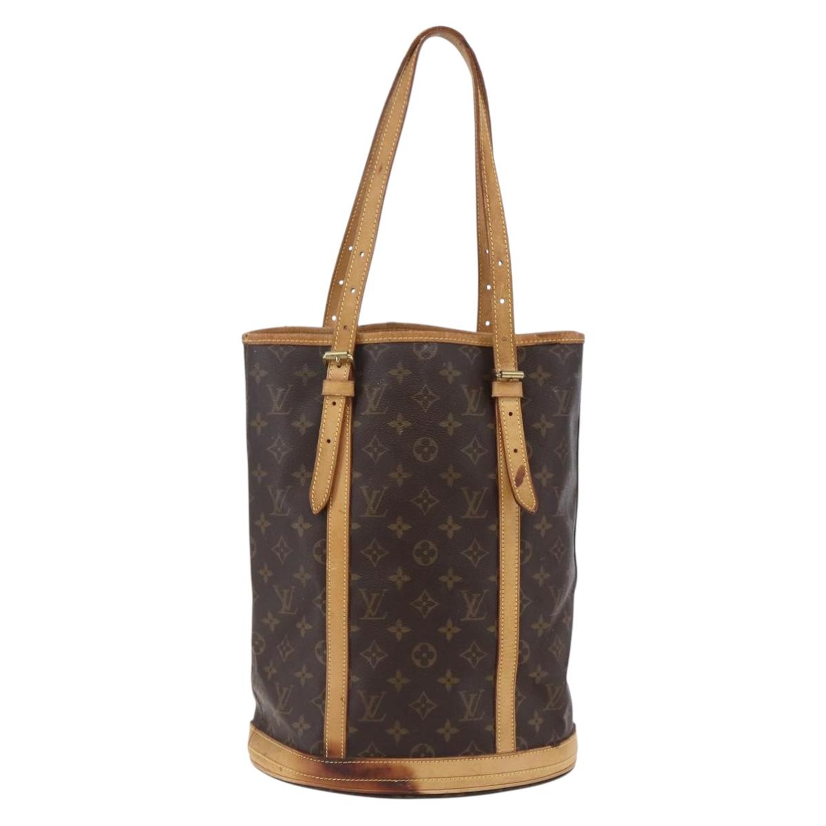 LOUIS VUITTON Monogram Bucket GM Shoulder Bag M42236 LV Auth 145314