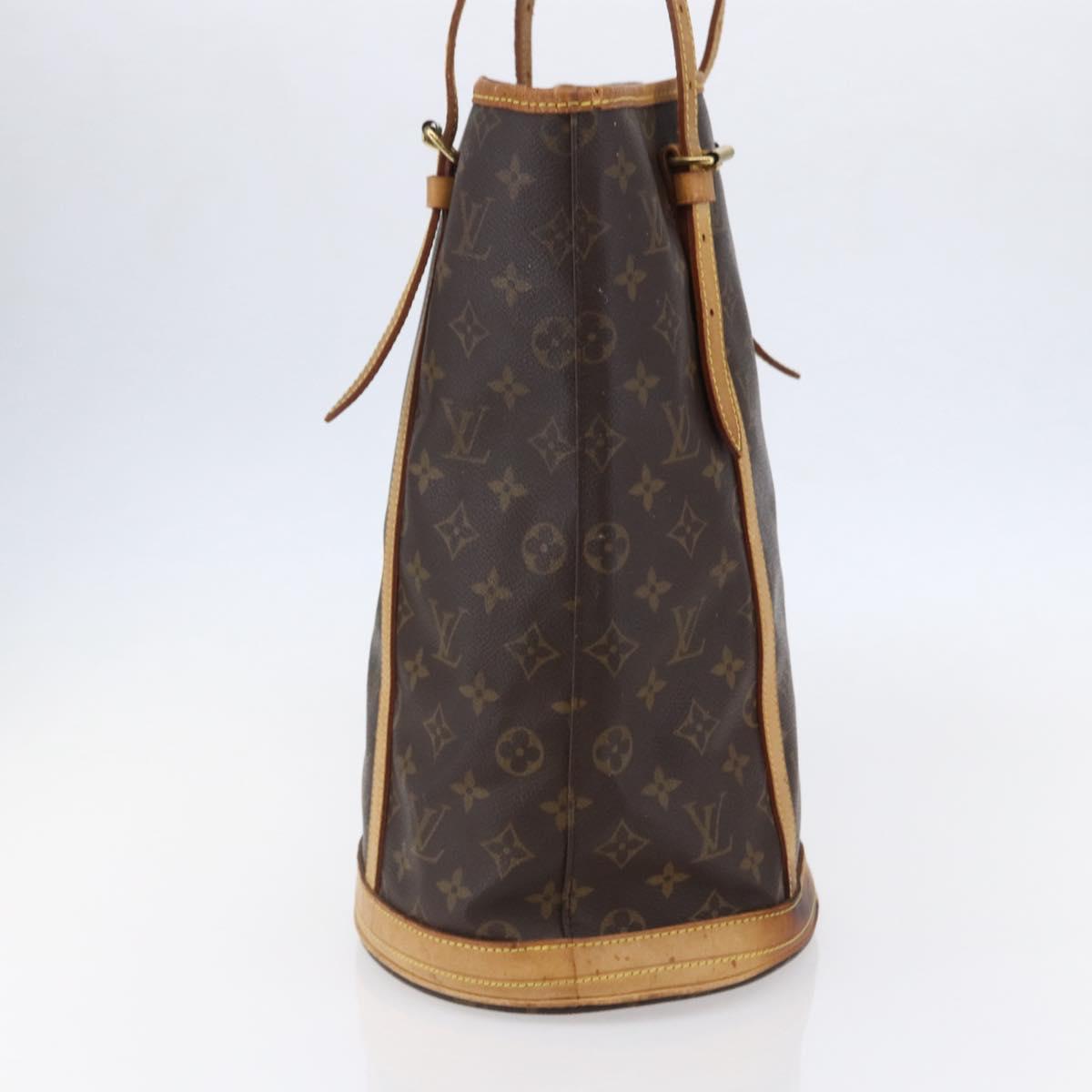 LOUIS VUITTON Monogram Bucket GM Shoulder Bag M42236 LV Auth 145314