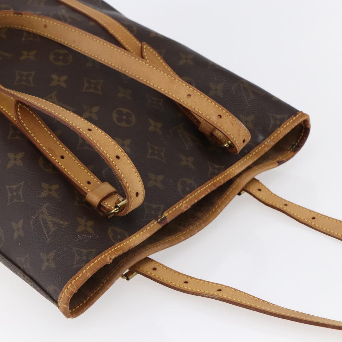 LOUIS VUITTON Monogram Bucket GM Shoulder Bag M42236 LV Auth 145314