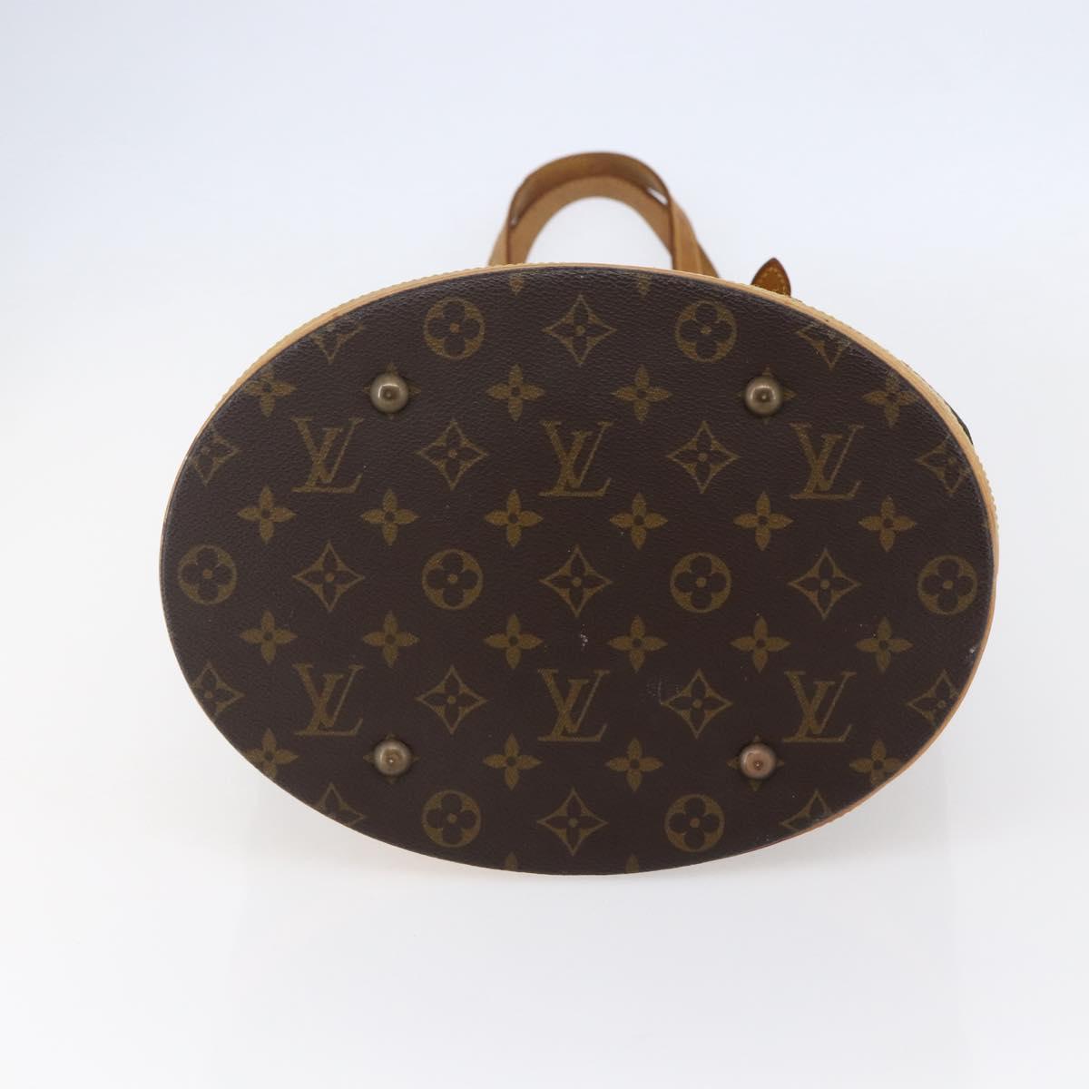 LOUIS VUITTON Monogram Bucket GM Shoulder Bag M42236 LV Auth 145314