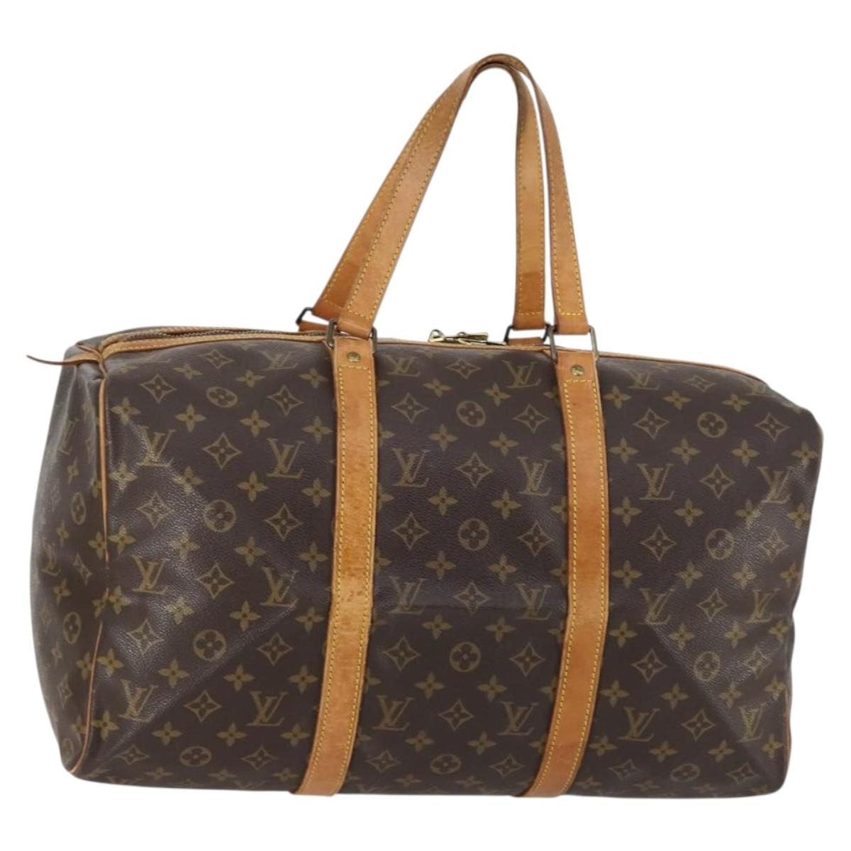 LOUIS VUITTON Monogram Sac Souple 45 Boston Bag M41624 LV Auth 145315