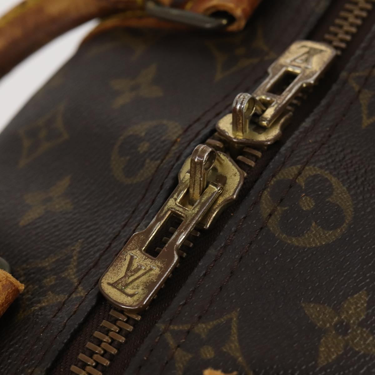 LOUIS VUITTON Monogram Keepall Bandouliere 45 Boston Bag M41418 LV Auth 145316