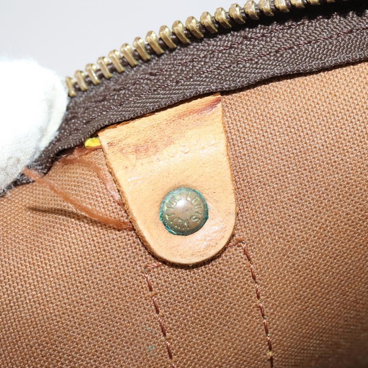 LOUIS VUITTON Monogram Keepall Bandouliere 45 Boston Bag M41418 LV Auth 145316