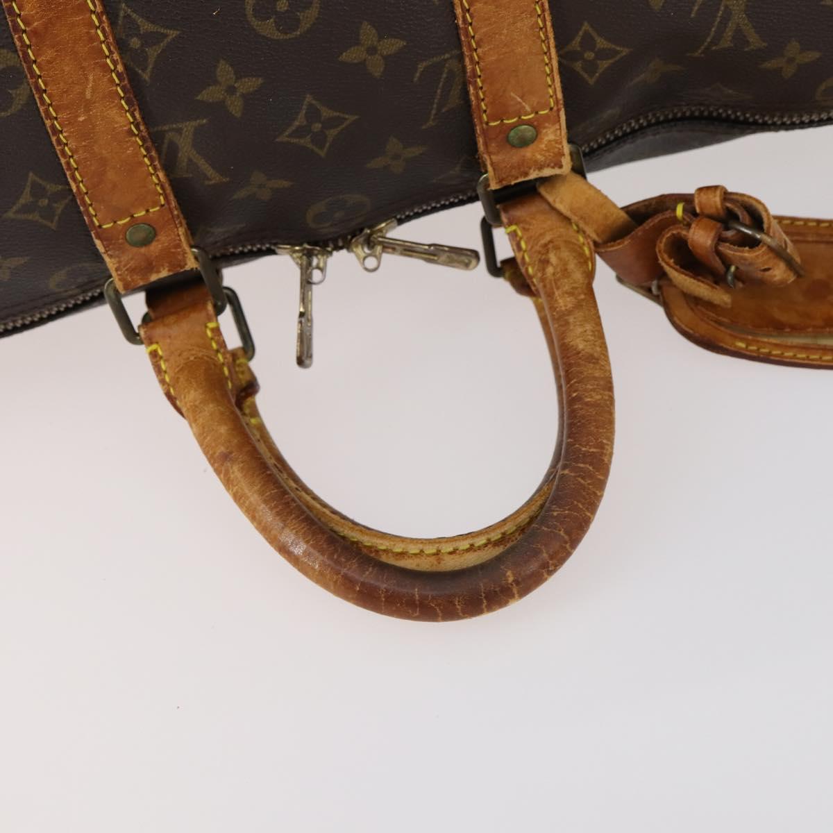 LOUIS VUITTON Monogram Keepall Bandouliere 45 Boston Bag M41418 LV Auth 145316