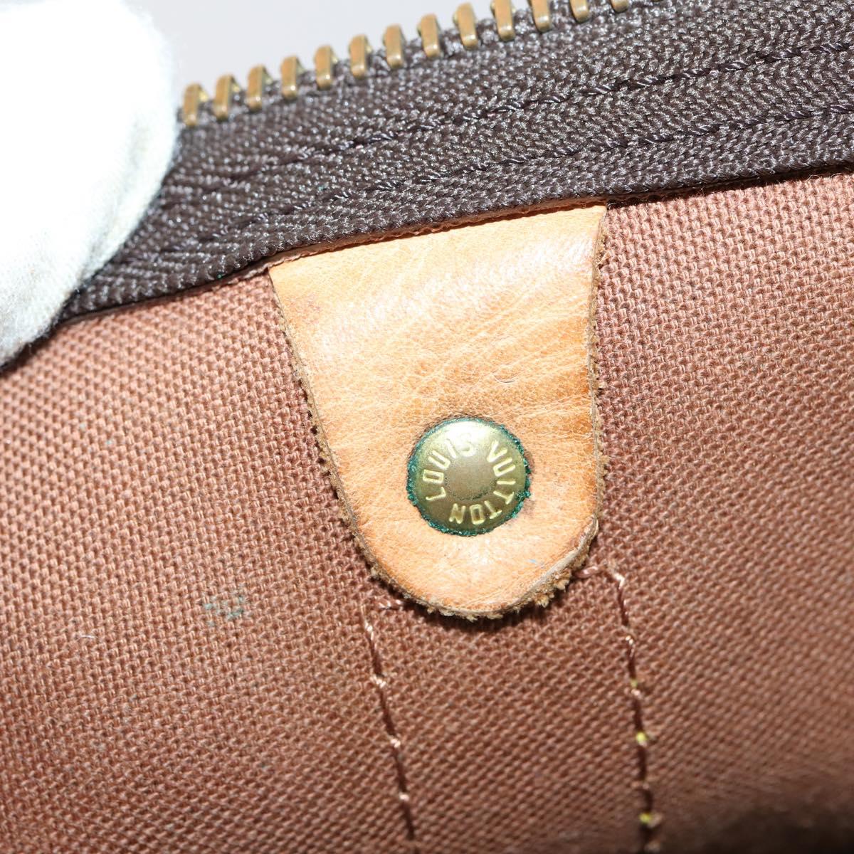 LOUIS VUITTON Monogram Keepall 55 Boston Bag M41424 LV Auth 145318