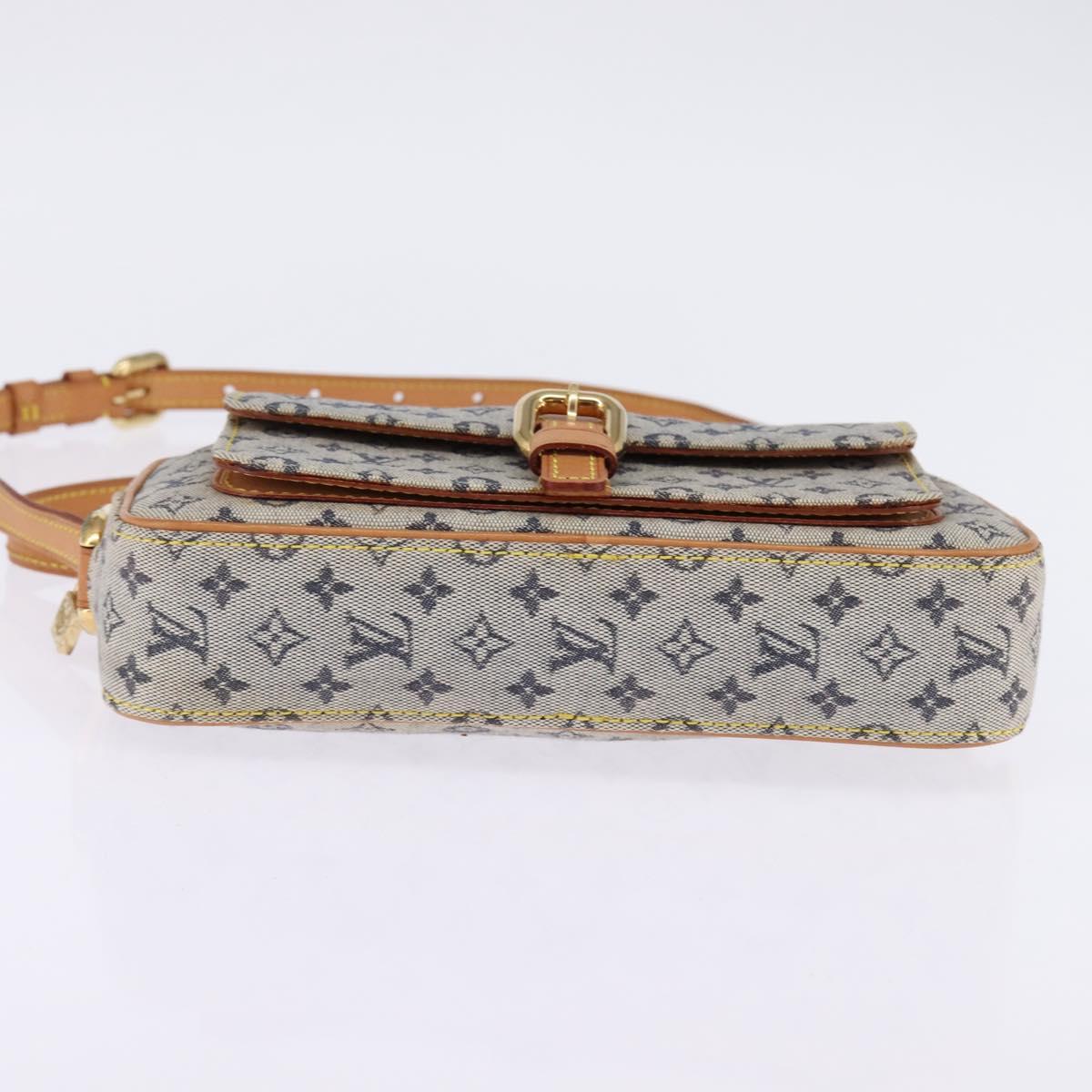 LOUIS VUITTON Monogram Mini Juliet MM Shoulder Bag Blue M92004 LV Auth 145320