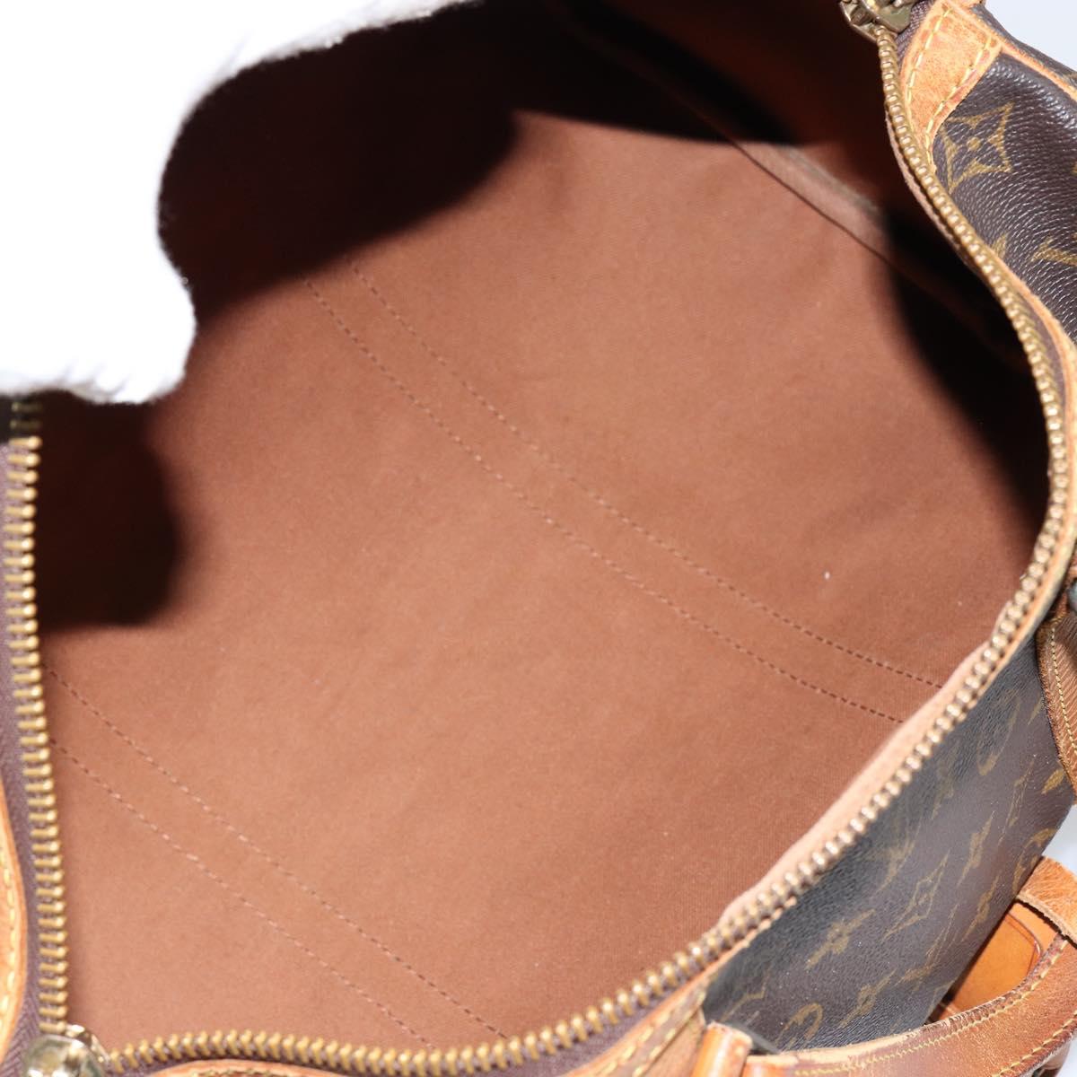 LOUIS VUITTON Monogram Sac Souple 35 Boston Bag M41626 LV Auth 145333