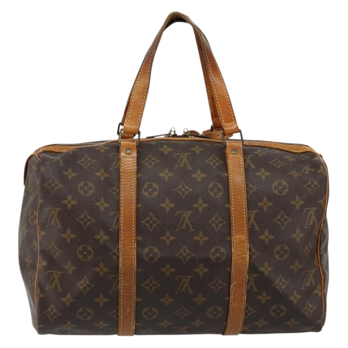 LOUIS VUITTON Monogram Sac Souple 35 Boston Bag M41626 LV Auth 145333