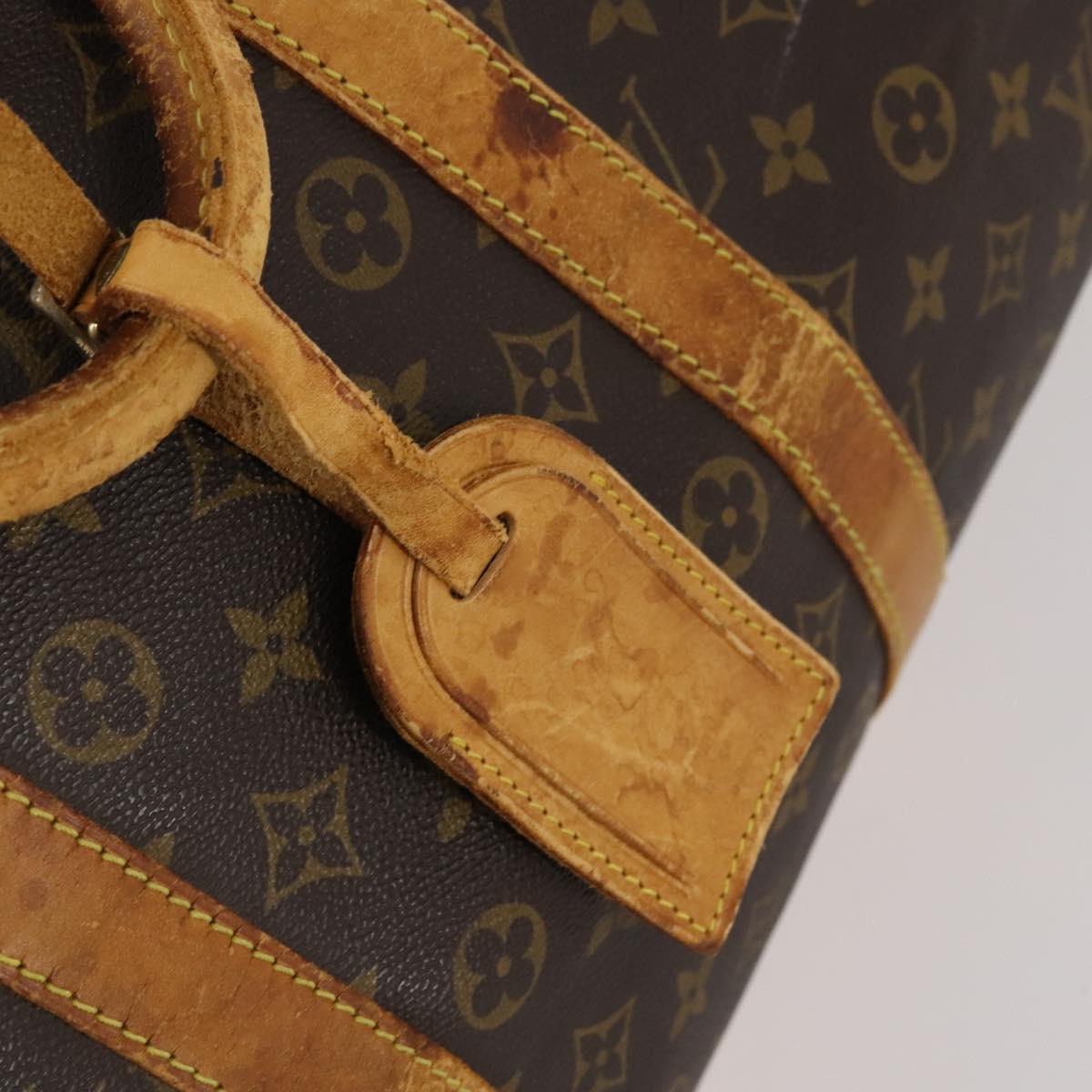 LOUIS VUITTON Monogram Keepall Bandouliere 55 Boston Bag M41414 LV Auth 145334