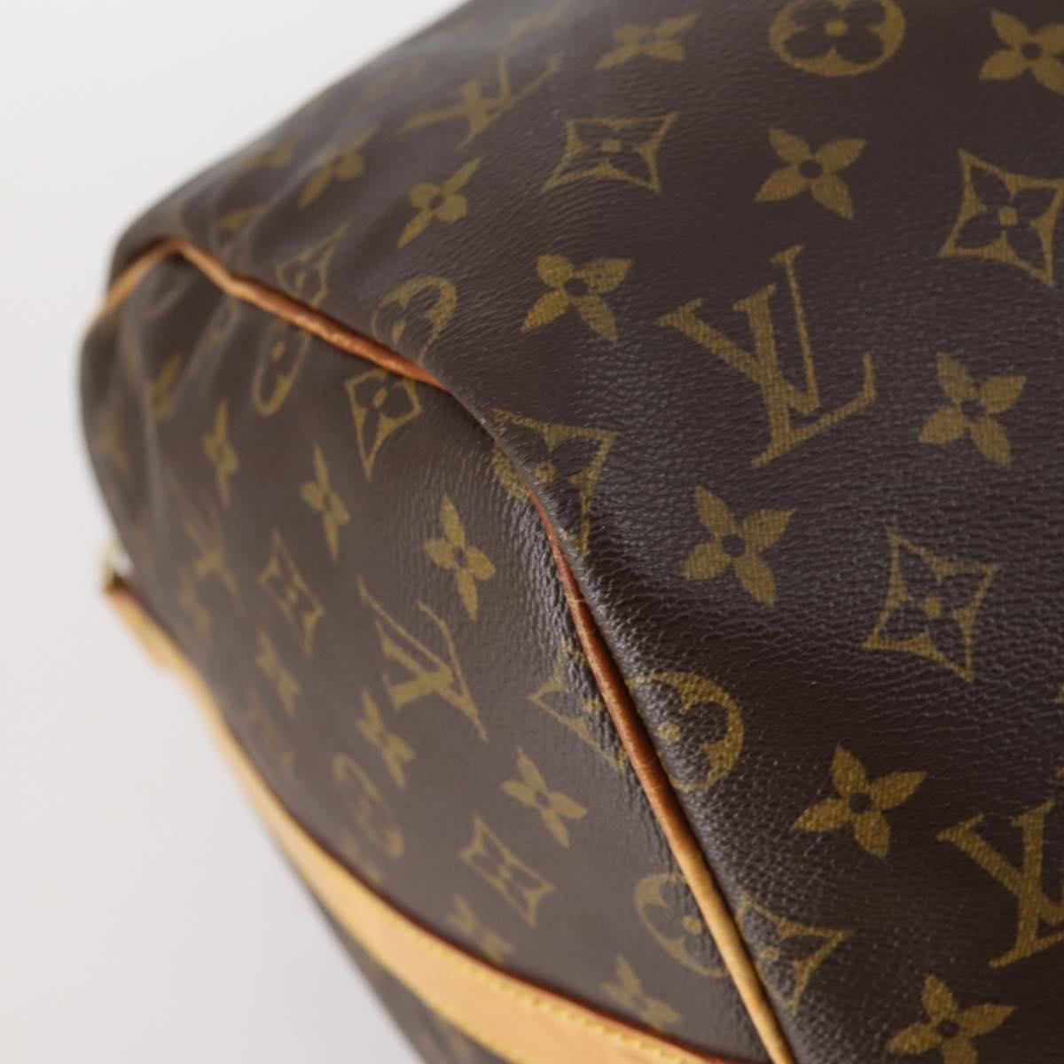 LOUIS VUITTON Monogram Keepall Bandouliere 55 Boston Bag M41414 LV Auth 145335