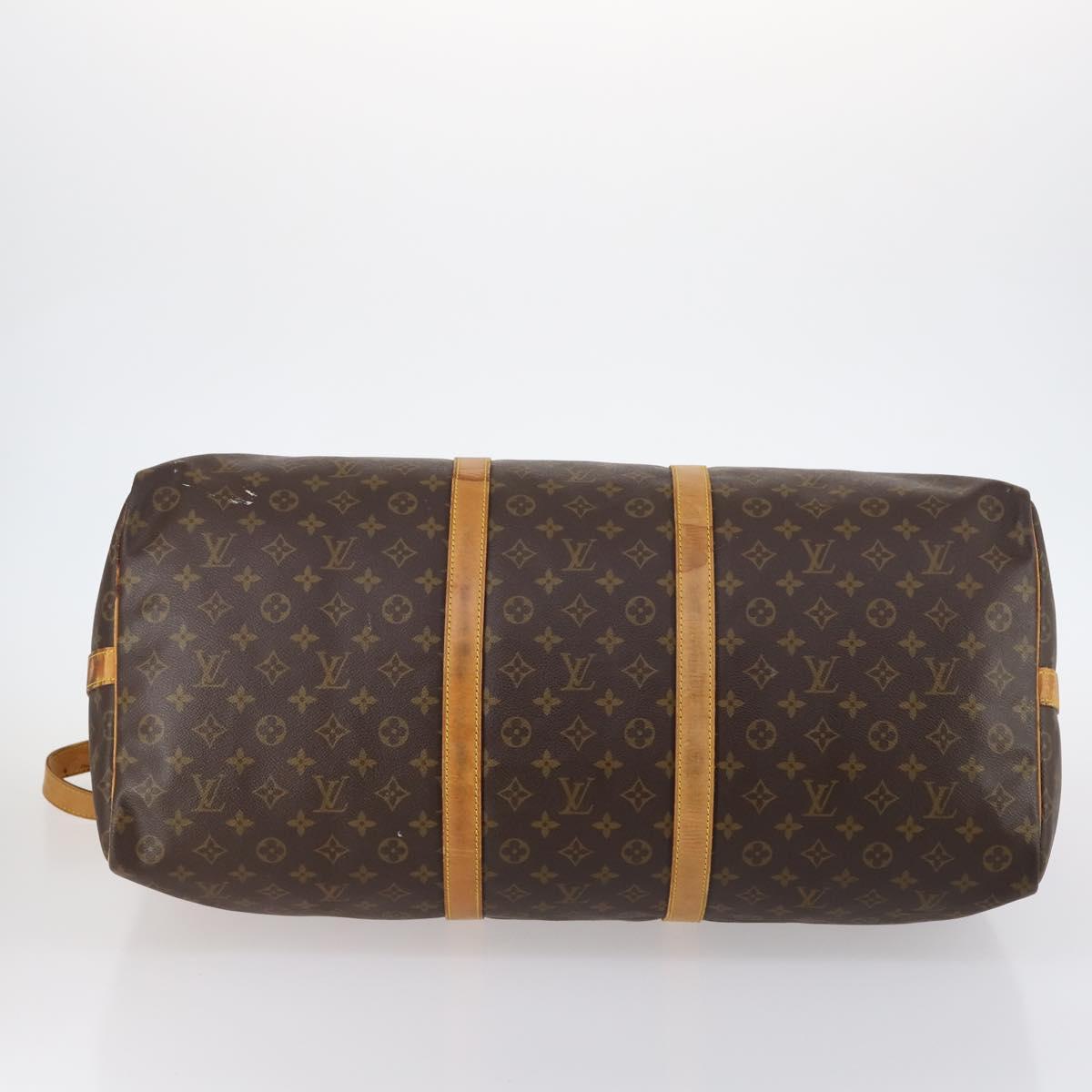LOUIS VUITTON Monogram Keepall Bandouliere 60 Boston Bag M41412 LV Auth 145336