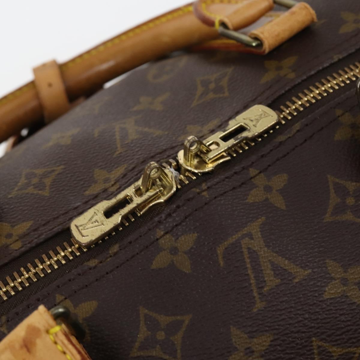 LOUIS VUITTON Monogram Keepall Bandouliere 60 Boston Bag M41412 LV Auth 145336