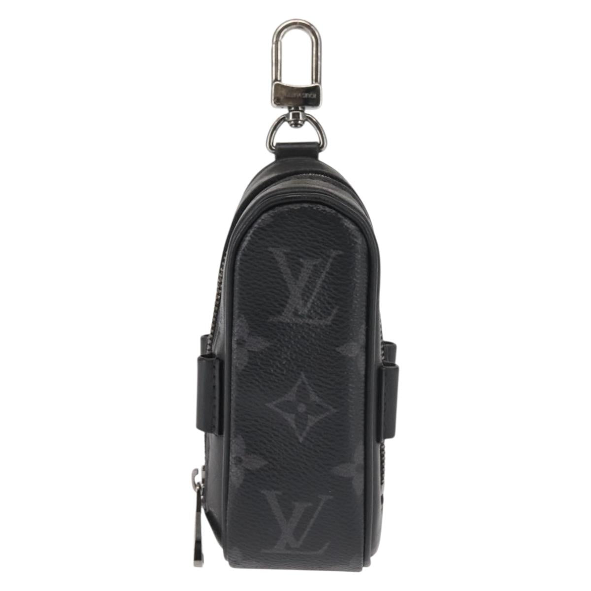 LOUIS VUITTON Monogram Eclipse Set Golf Andrews Bag Charm GI0344 LV Auth 145349