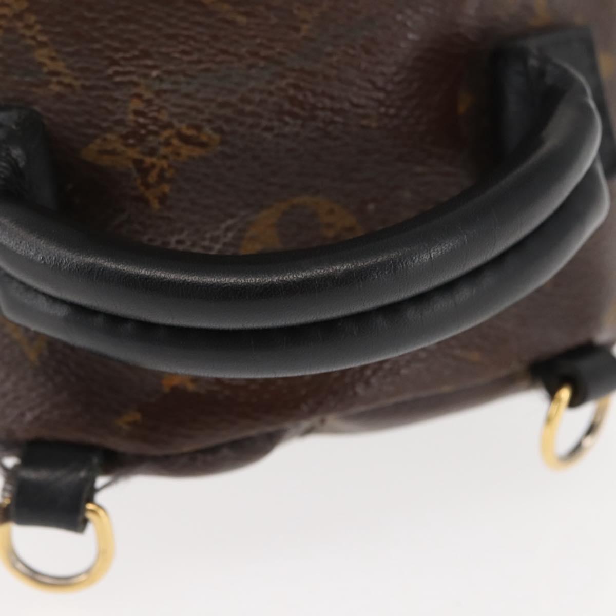 LOUIS VUITTON Monogram Palm Springs MINI Backpack M44873 LV Auth 145369