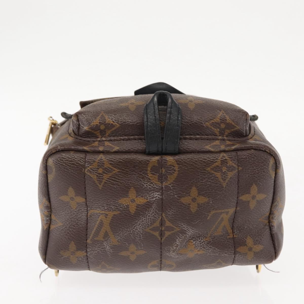 LOUIS VUITTON Monogram Palm Springs MINI Backpack M44873 LV Auth 145369