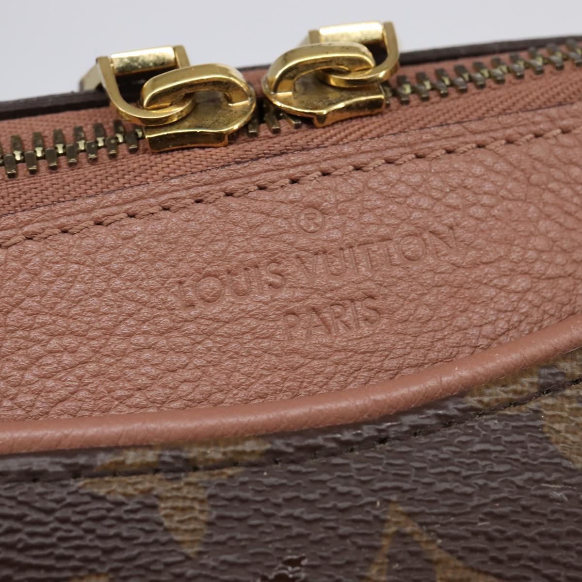 LOUIS VUITTON Monogram Pallas MM Hand Bag 2way Bois De Rose M41598 Auth 145373