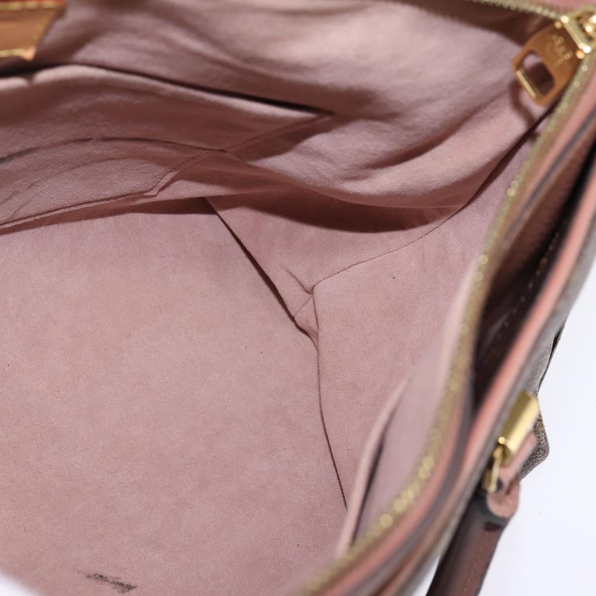 LOUIS VUITTON Monogram Pallas MM Hand Bag 2way Bois De Rose M41598 Auth 145373