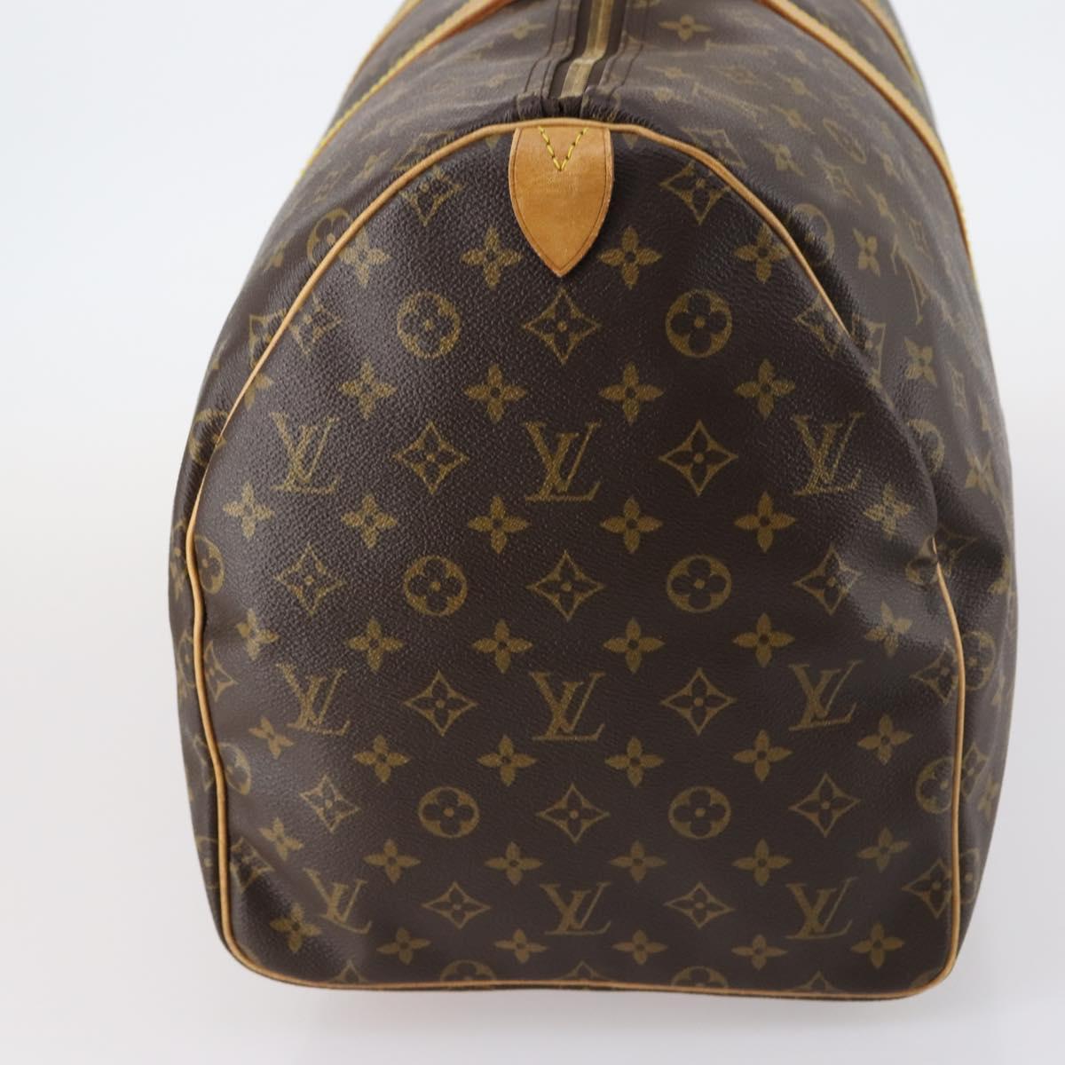 LOUIS VUITTON Monogram Keepall 55 Boston Bag M41424 LV Auth 145380