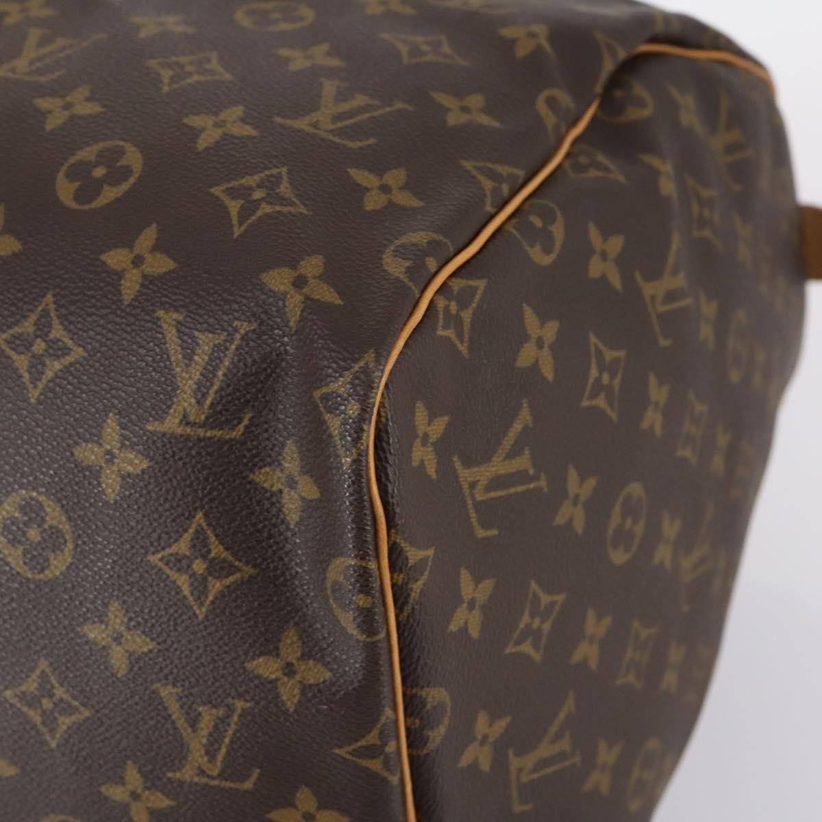 LOUIS VUITTON Monogram Keepall 55 Boston Bag M41424 LV Auth 145381