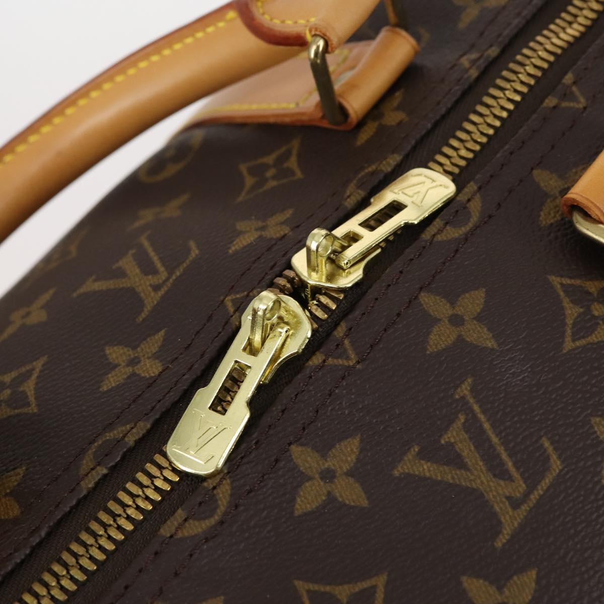 LOUIS VUITTON Monogram Keepall 55 Boston Bag M41424 LV Auth 145381