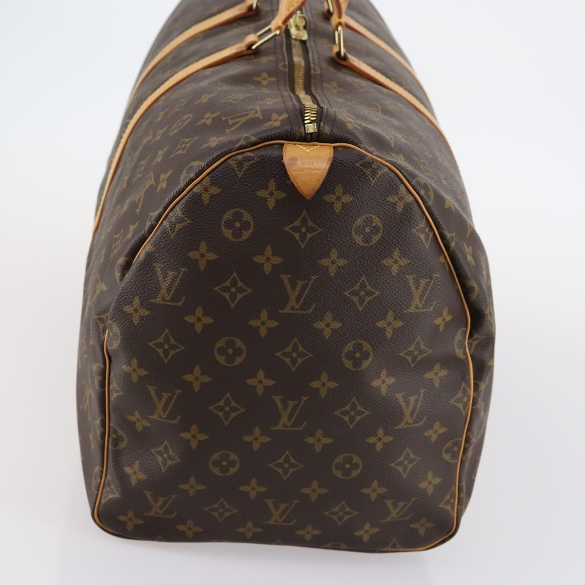 LOUIS VUITTON Monogram Keepall 55 Boston Bag M41424 LV Auth 145381