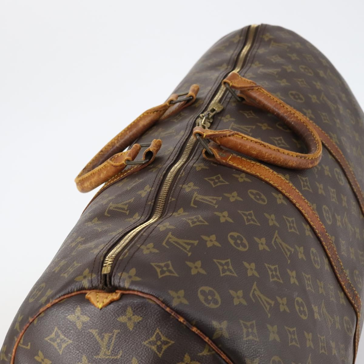 LOUIS VUITTON Monogram Keepall 60 Boston Bag M41422 LV Auth 145382