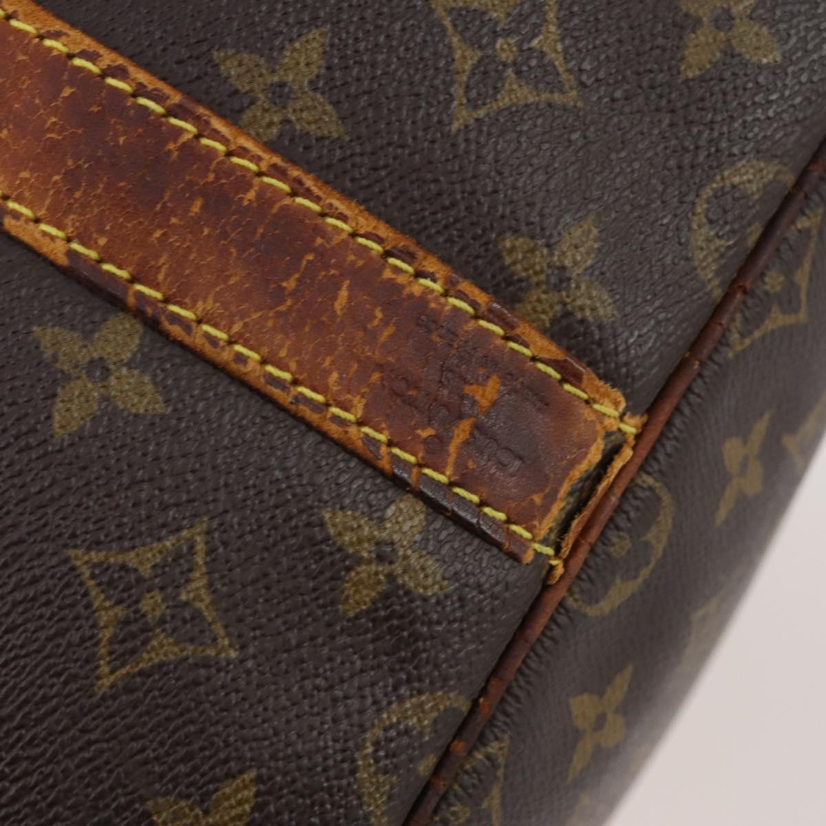 LOUIS VUITTON Monogram Keepall Bandouliere 55 Boston Bag M41414 LV Auth 145385