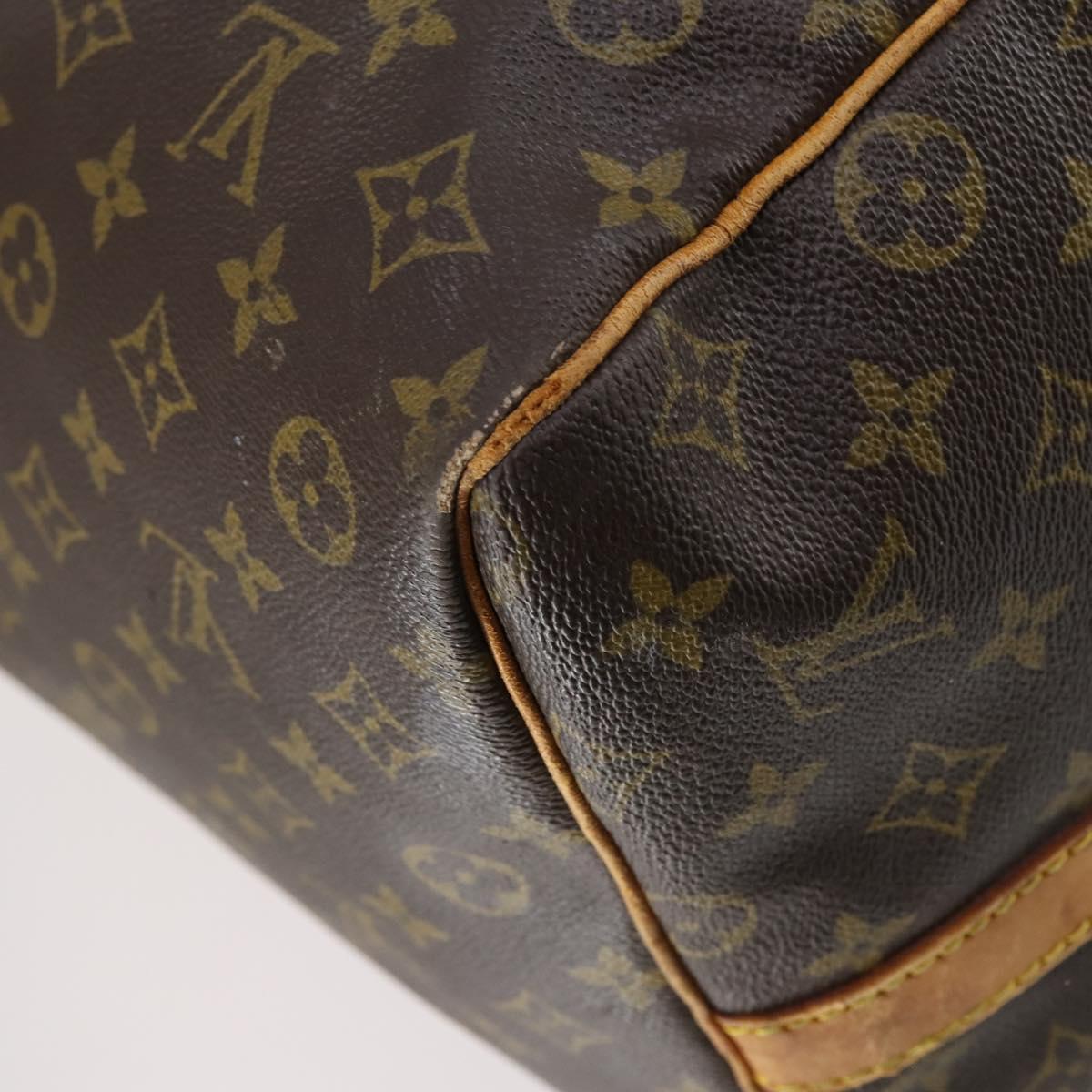 LOUIS VUITTON Monogram Keepall Bandouliere 60 Boston Bag M41412 LV Auth 145386