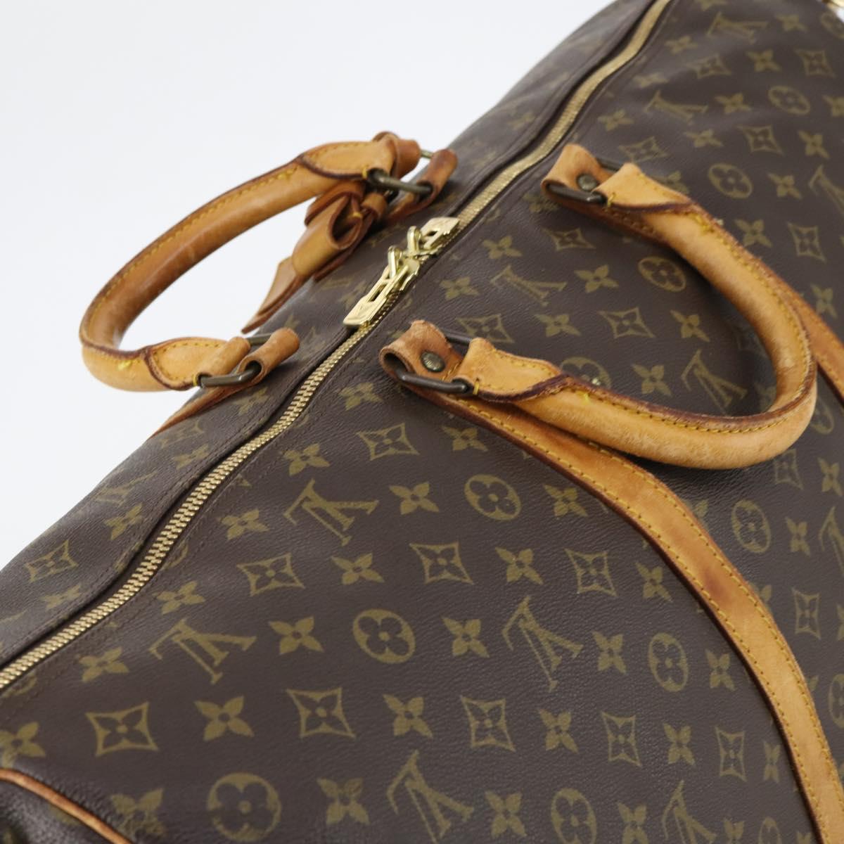 LOUIS VUITTON Monogram Keepall Bandouliere 60 Boston Bag M41412 LV Auth 145386