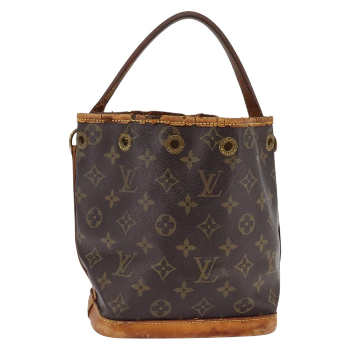 LOUIS VUITTON Monogram Mini Noe Hand Bag M42227 LV Auth 145392
