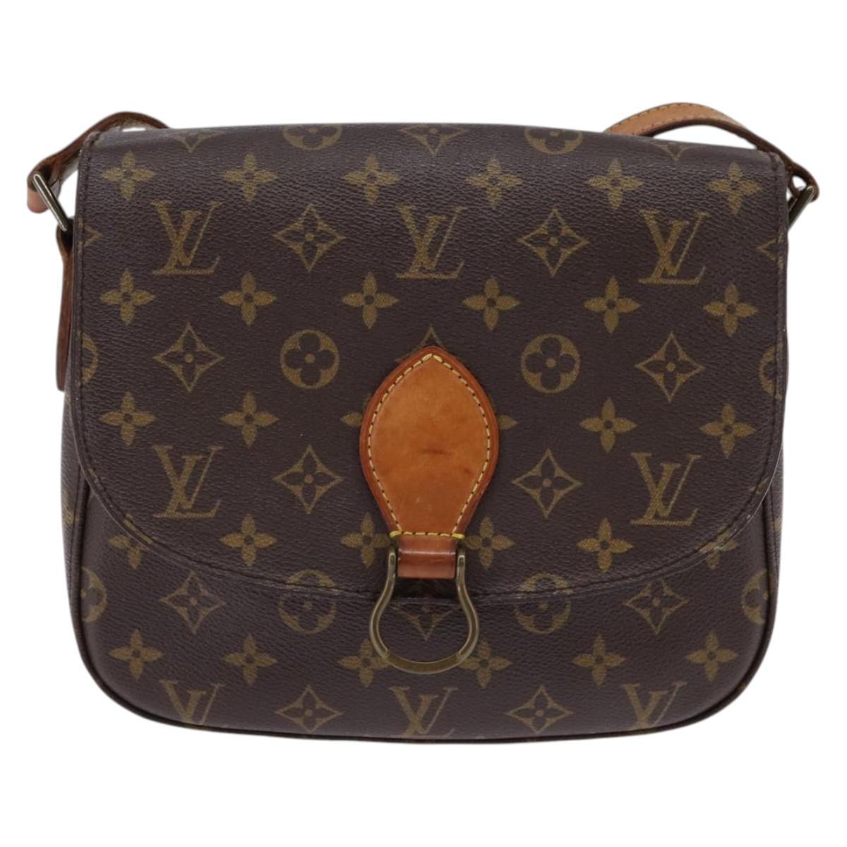LOUIS VUITTON Monogram Saint Cloud GM Shoulder Bag M51242 LV Auth 145393
