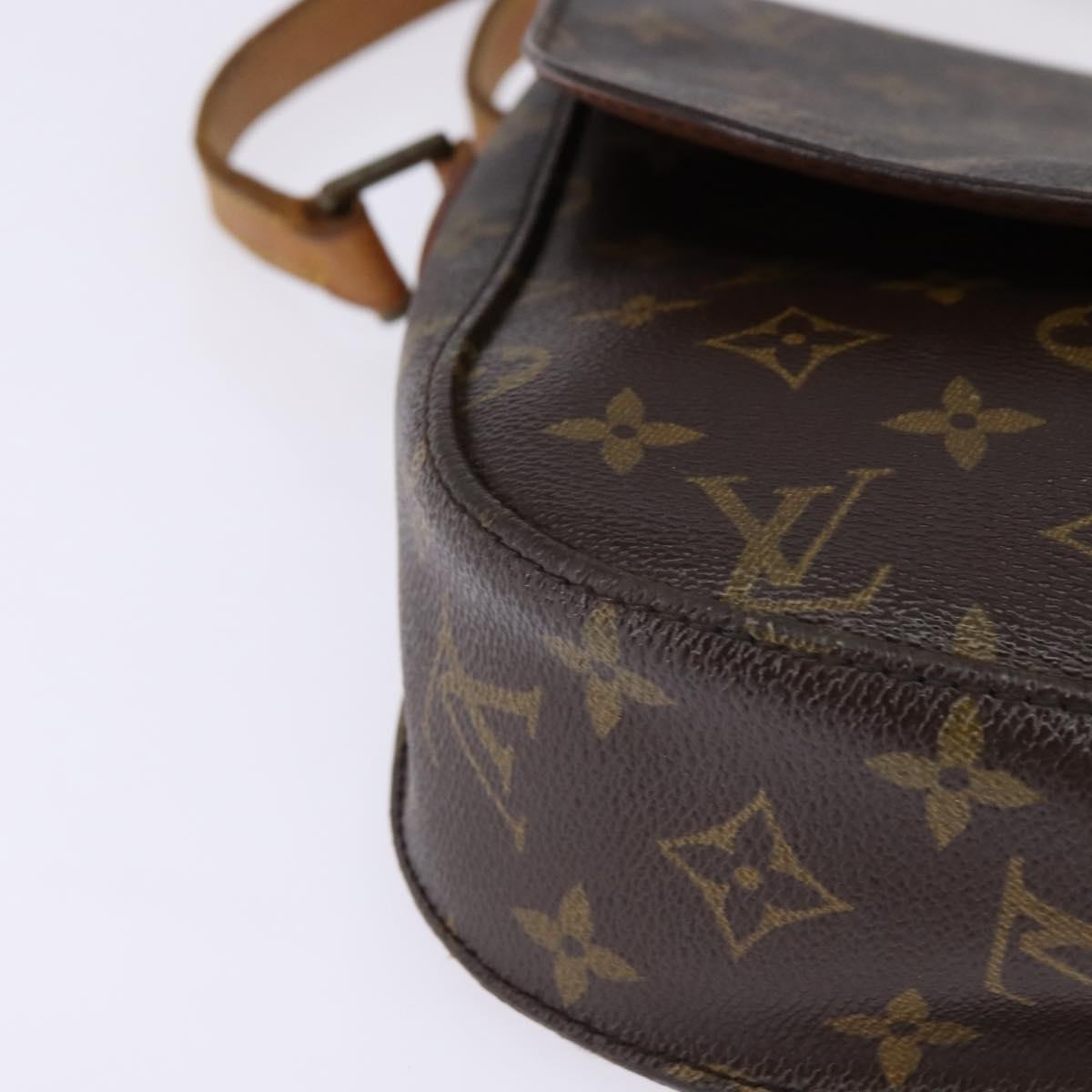 LOUIS VUITTON Monogram Saint Cloud GM Shoulder Bag M51242 LV Auth 145394