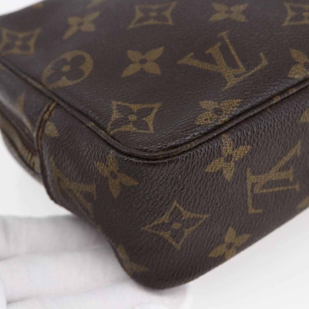 LOUIS VUITTON Monogram Trousse Toilette 18 Pouch M47526 LV Auth 145396