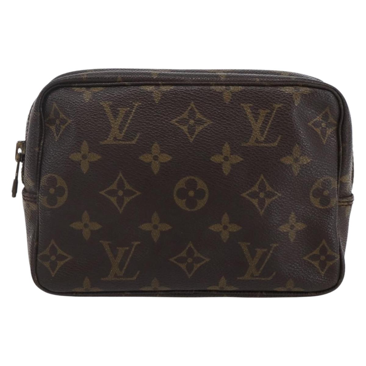 LOUIS VUITTON Monogram Trousse Toilette 18 Pouch M47526 LV Auth 145396