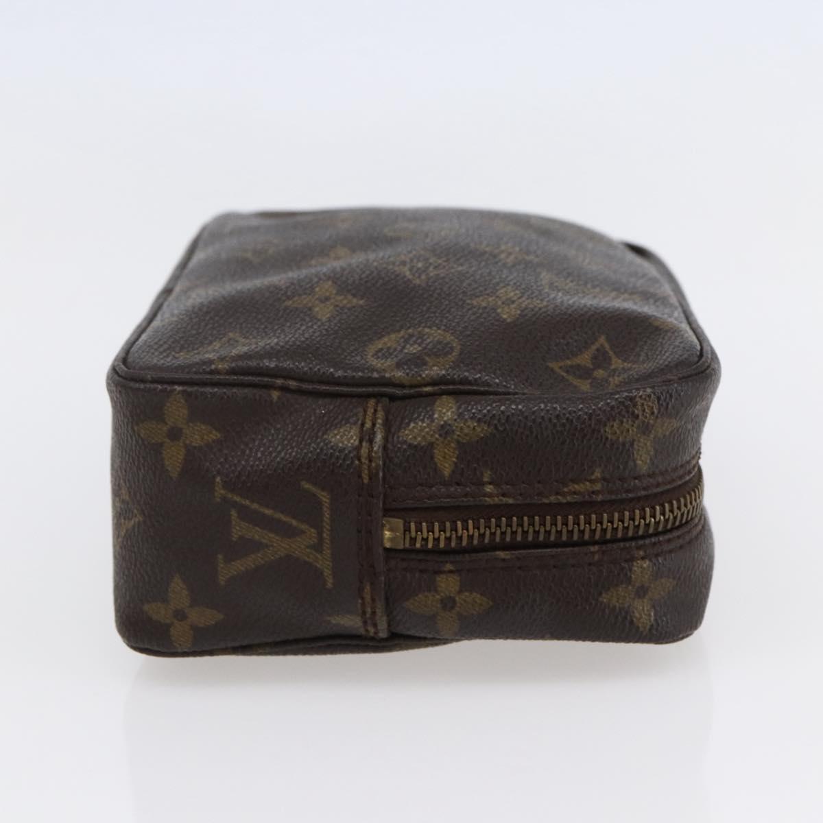 LOUIS VUITTON Monogram Trousse Toilette 18 Pouch M47526 LV Auth 145396