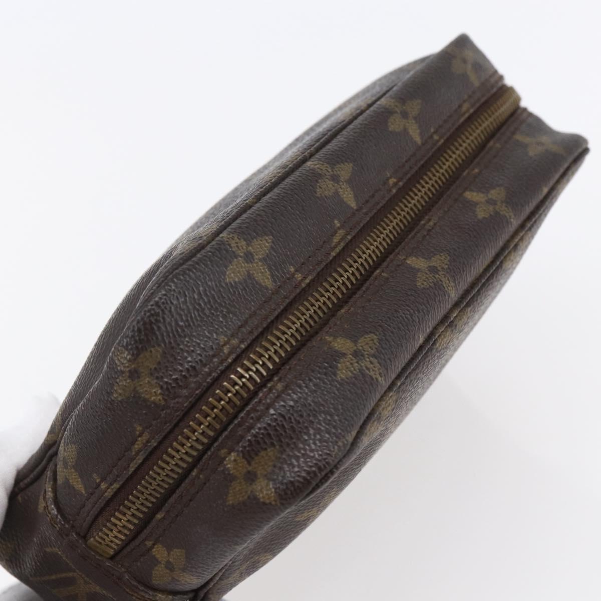 LOUIS VUITTON Monogram Trousse Toilette 18 Pouch M47526 LV Auth 145396