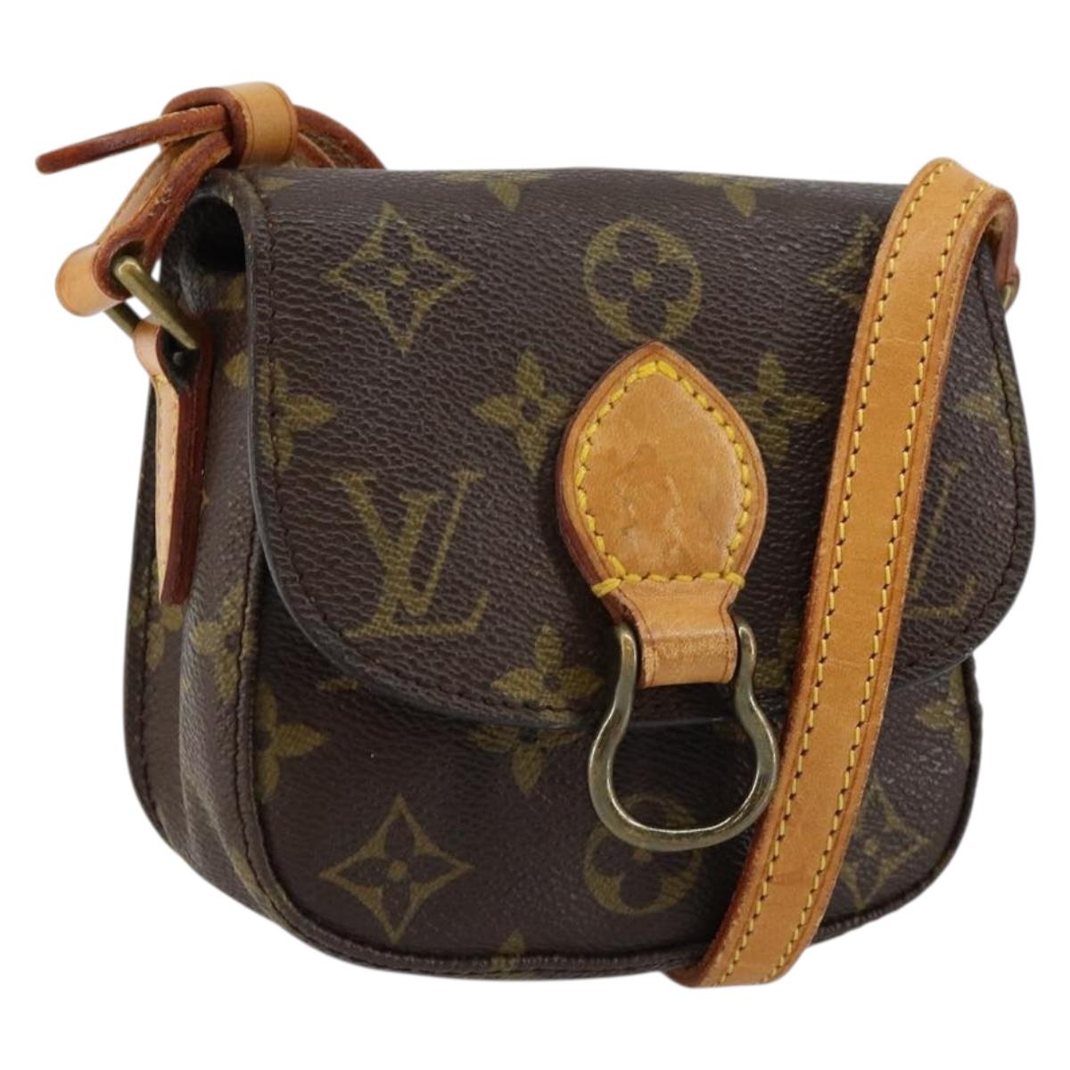 LOUIS VUITTON Monogram Bebe Monogram Saint Cloud Shoulder Bag M51245 Auth 145397