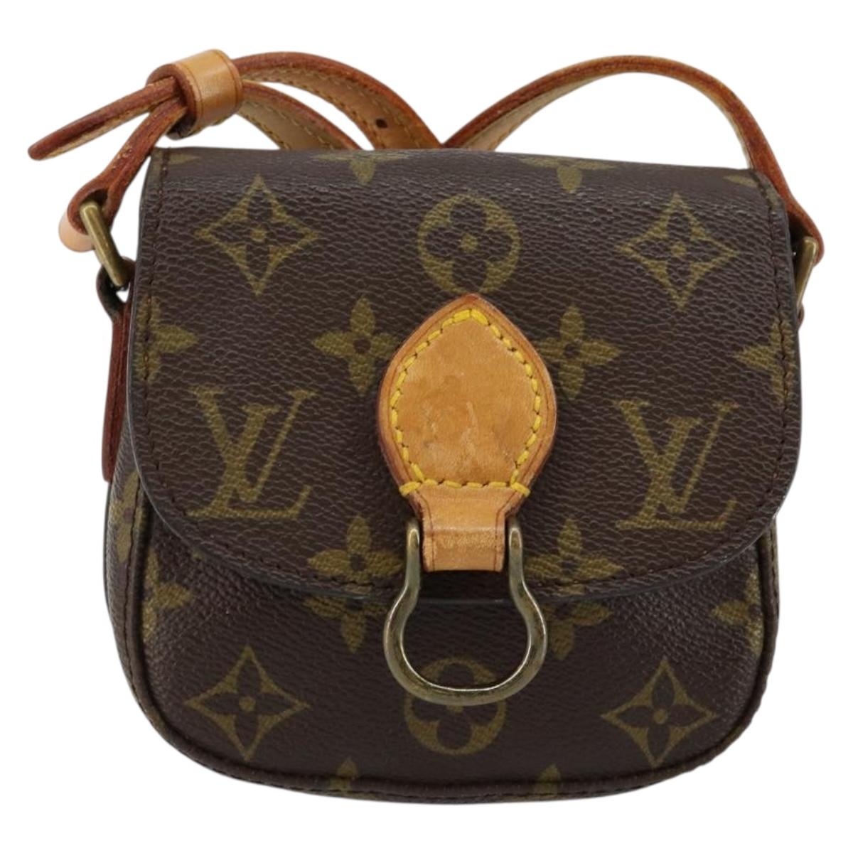 LOUIS VUITTON Monogram Bebe Monogram Saint Cloud Shoulder Bag M51245 Auth 145397