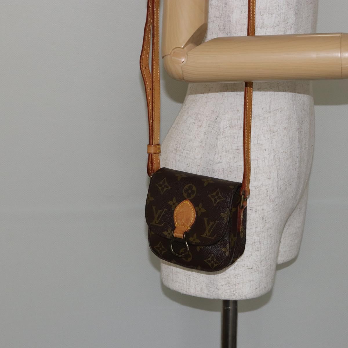 LOUIS VUITTON Monogram Bebe Monogram Saint Cloud Shoulder Bag M51245 Auth 145397