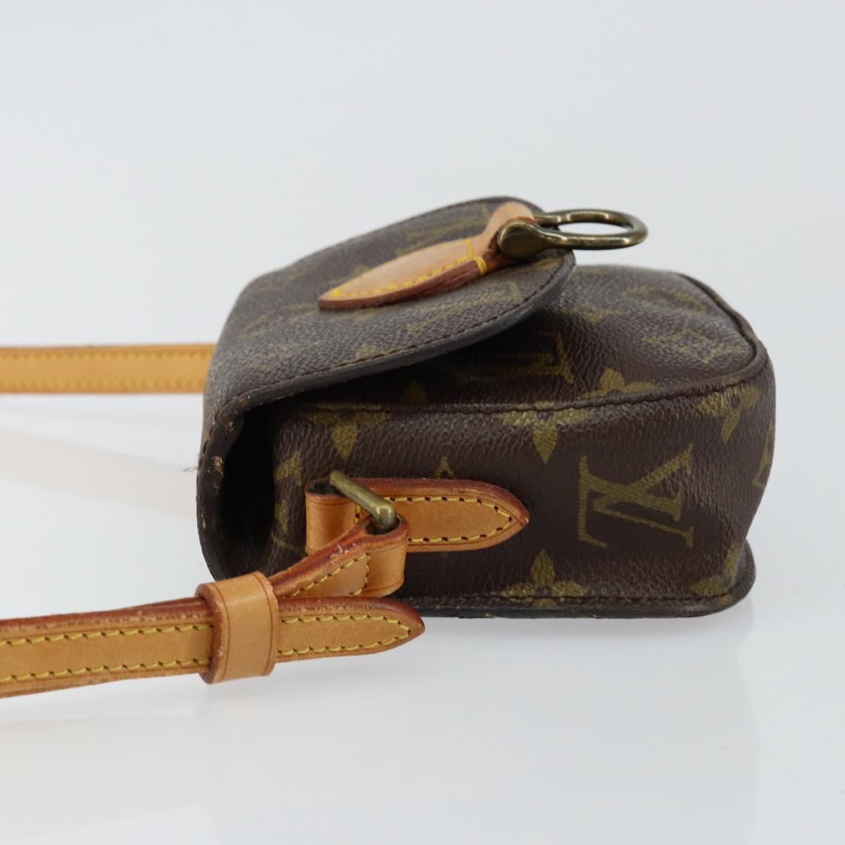 LOUIS VUITTON Monogram Bebe Monogram Saint Cloud Shoulder Bag M51245 Auth 145397
