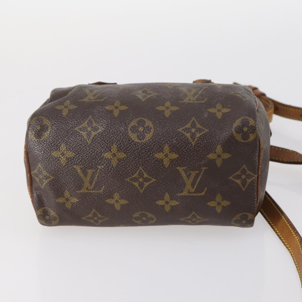 LOUIS VUITTON Monogram Mini Speedy Bandouliere Japon 88 Bag M99014 Auth 145399