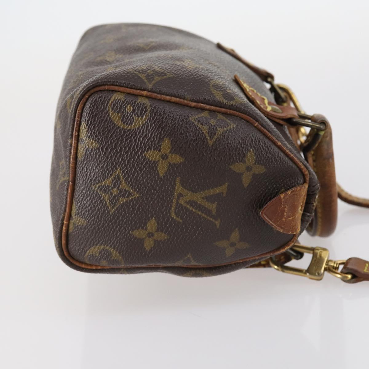 LOUIS VUITTON Monogram Mini Speedy Bandouliere Japon 88 Bag M99014 Auth 145399